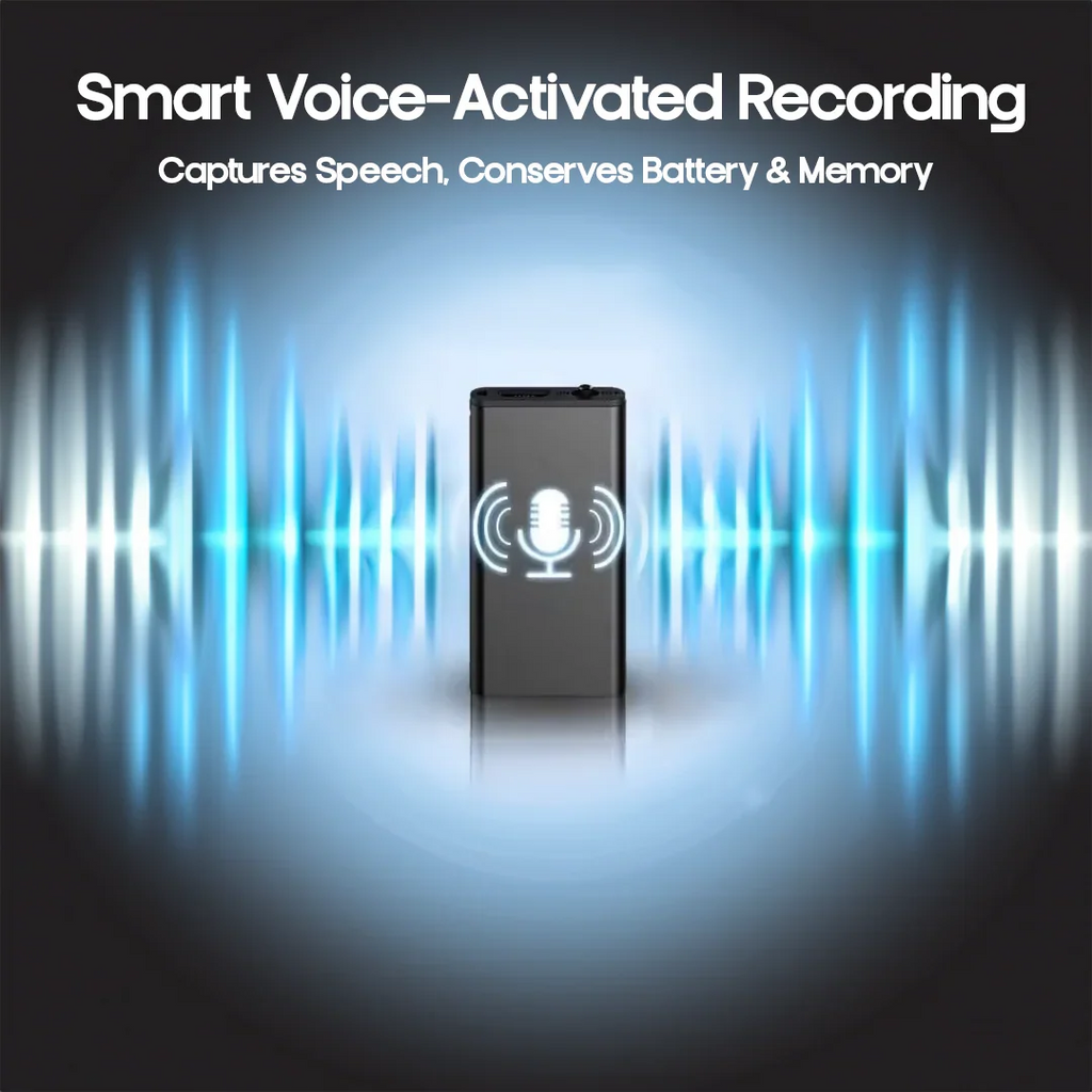 LumenWhisp Ultra-Compact Mini Voice Activated Recorder