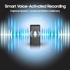 LumenWhisp Ultra-Compact Mini Voice Activated Recorder