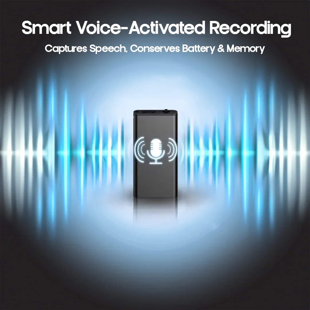 LumenWhisp Ultra-Compact Mini Voice Activated Recorder