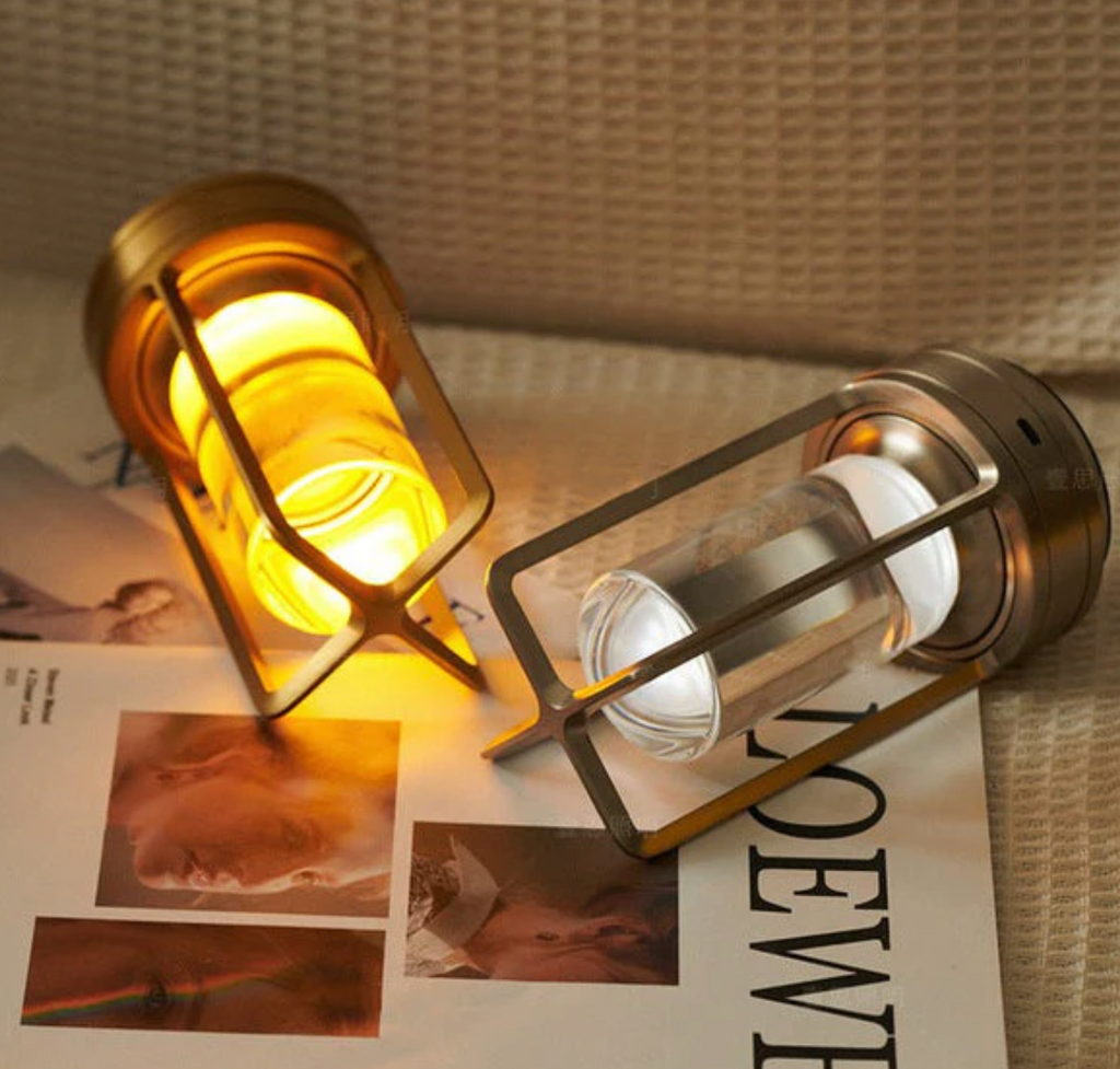 Lumière d'Orée – Wireless design lamp in crystal and metal