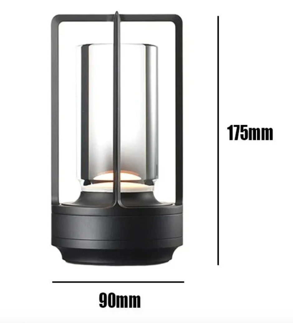 Lumière d'Orée – Wireless design lamp in crystal and metal