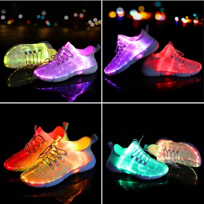 Men's Luminous Fiber Optic Sneakers