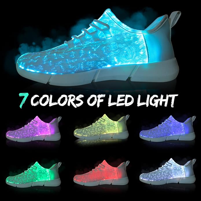 Men's Luminous Fiber Optic Sneakers