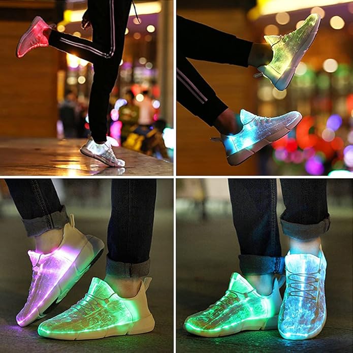 Men's Luminous Fiber Optic Sneakers