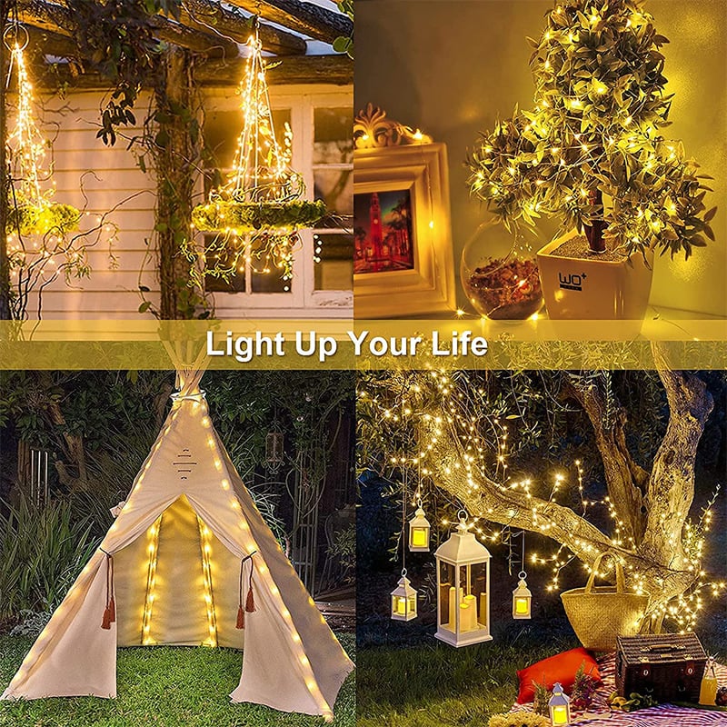 Copper Wire Fairy Lights – LED String Illumination