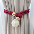 Pearl Accent Curtain Tie Backs | 2 Pc Set