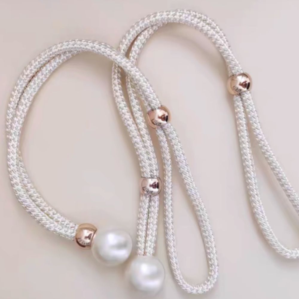 Pearl Accent Curtain Tie Backs | 2 Pc Set