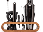 10-piece stainless steel bar tool set for home mixology