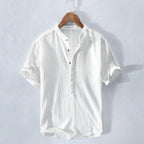 Men's Relaxed Linen Blend Casual Shirt