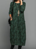 Niki | Women's Relaxed Print Midi Tunic Dress