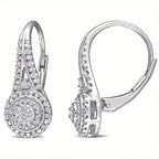 Luxury Eight Heart Earrings with Cubic Zirconia
