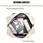 Luxury Large Capacity Duffel Bag – Versatile Shoulder & Crossbody Tote With Dual Side Pockets