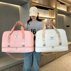 Luxury Large Capacity Duffel Bag – Versatile Shoulder & Crossbody Tote With Dual Side Pockets