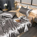 SilkSerenity - Smooth Satin Duvet Cover Set - Luxury Bedding