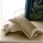 Silk Satin Bedding Set - Opulent Comfort