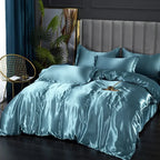 Silk Satin Bedding Set - Opulent Comfort