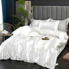 Silk Satin Bedding Set - Opulent Comfort