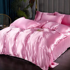 Silk Satin Bedding Set - Opulent Comfort