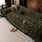 Stylish Maze Pattern Sofa Protector Throw