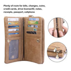 Luxury Women's Leather Clutch Wallet