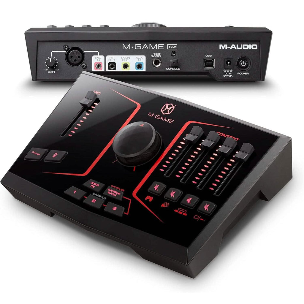 M-Game Solo USB Audio Interface Mixer for Streaming and Gaming  (Refurbished)