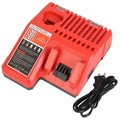 M12 M18 Rapid Fast Charger Fit for Milwaukee Battery
