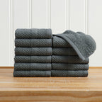 100% Cotton Woven Texture Bath Towel Set - Marbella Collection