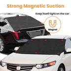 Magnetic Car Windshield Cover Front Rear Protector Fit for All Cars