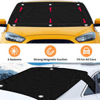 Magnetic Car Windshield Cover Front Rear Protector Fit for All Cars