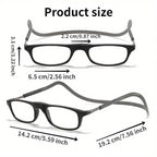 Magnetic Rectangular Reading Glasses