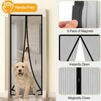 Magnetic Screen Door Hand-Free Mosquito Screen Door Net