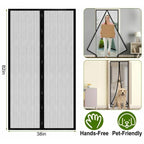 Magnetic Screen Door Hand-Free Mosquito Screen Door Net
