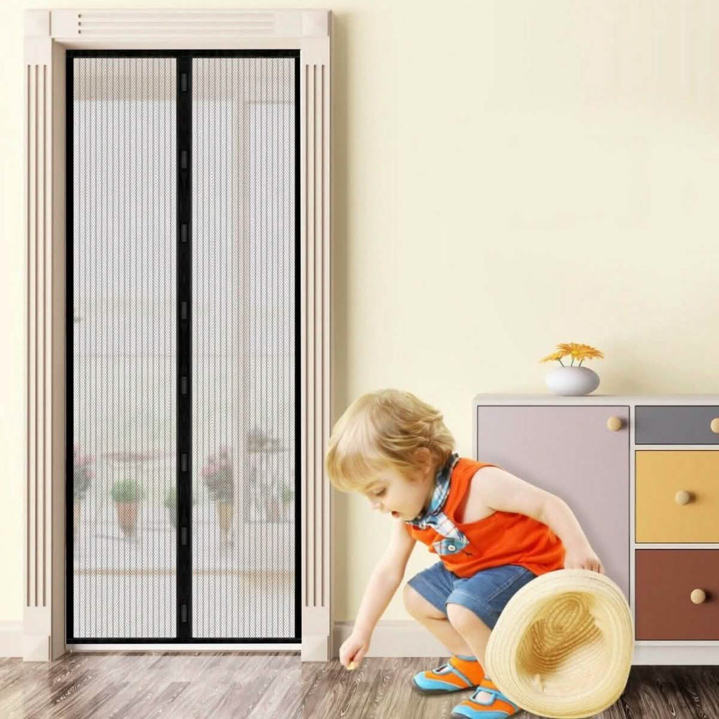 Magnetic Screen Door Hand-Free Mosquito Screen Door Net