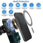 Magnetic Wireless Charger MagSafe Car Phone Mount Air Vent Holder