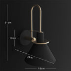 Mono Wall Lamp | Postmodern Metal Wall Light by Marco Bellini