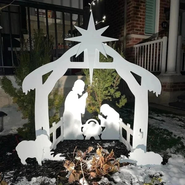 MajesticNativity | Weatherproof Garden Elegance for the Holiday Season