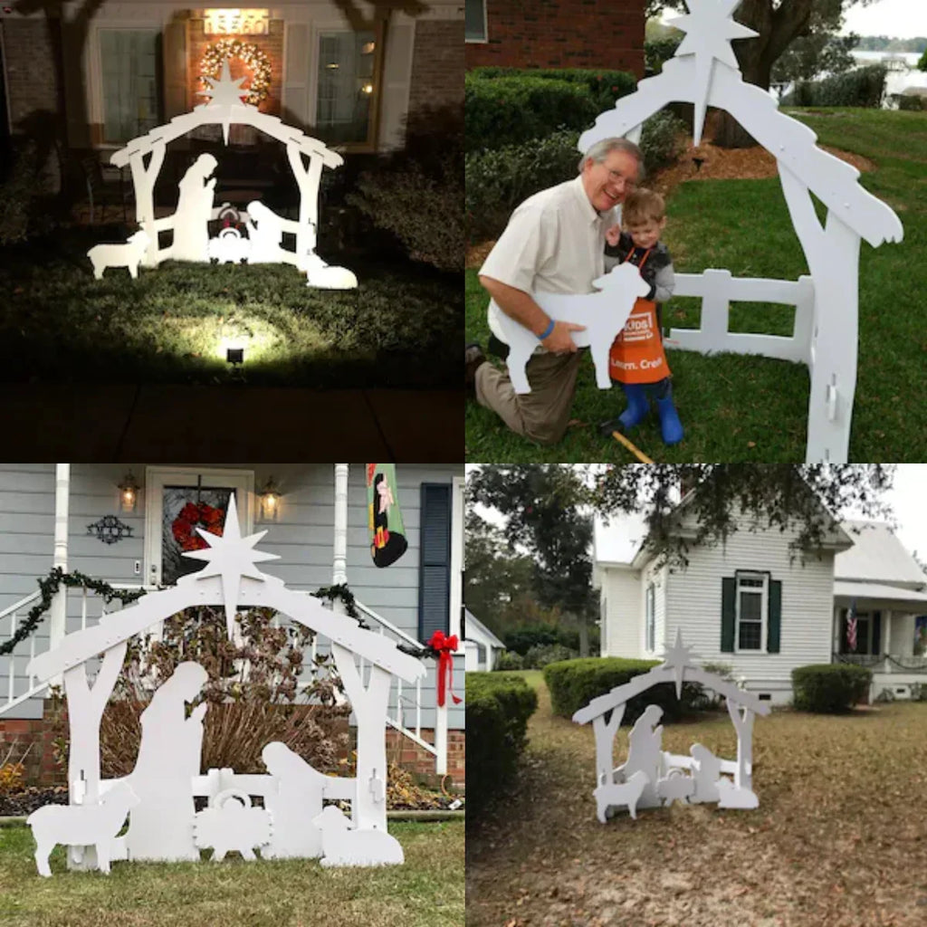 MajesticNativity | Weatherproof Garden Elegance for the Holiday Season