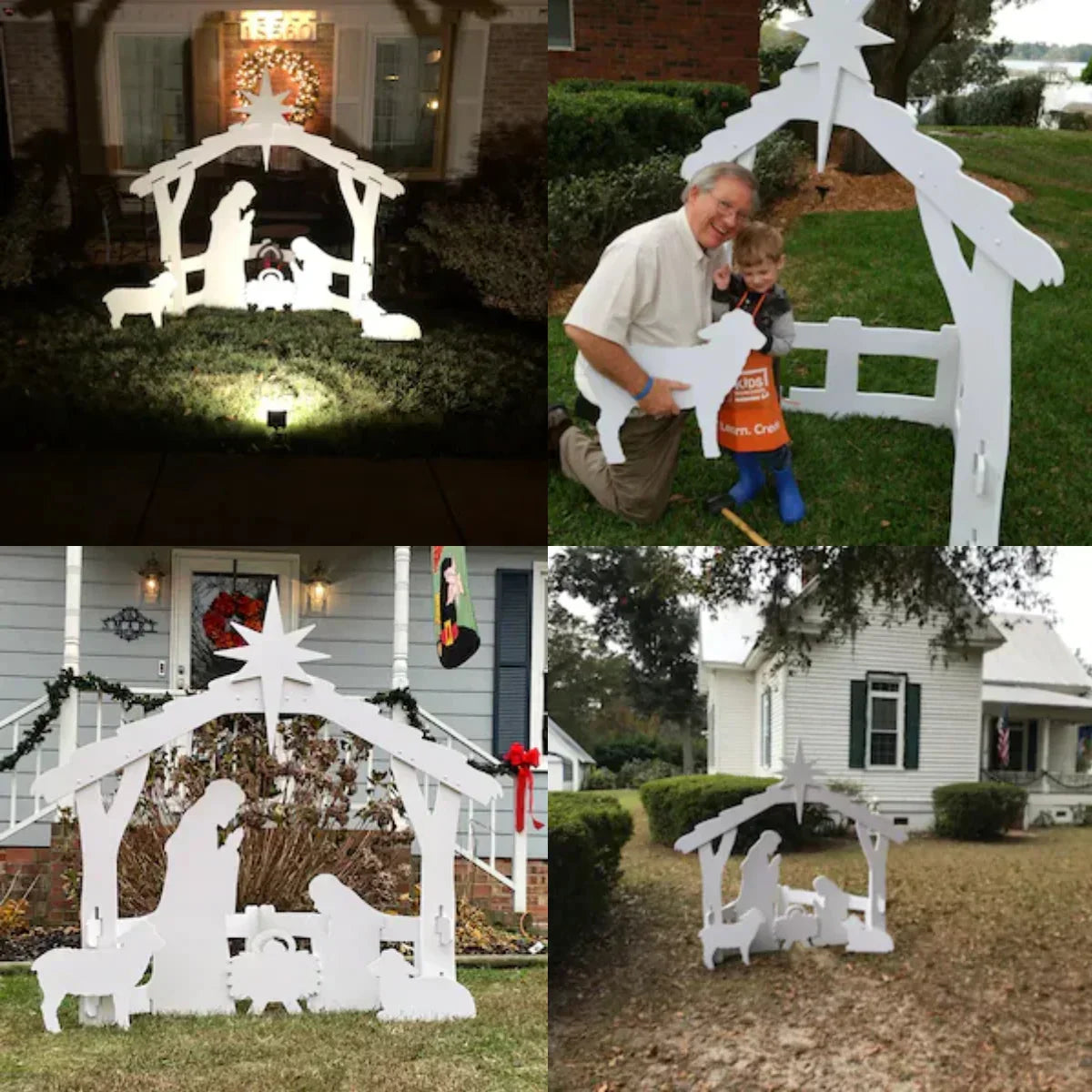MajesticNativity | Weatherproof Garden Elegance for the Holiday Season