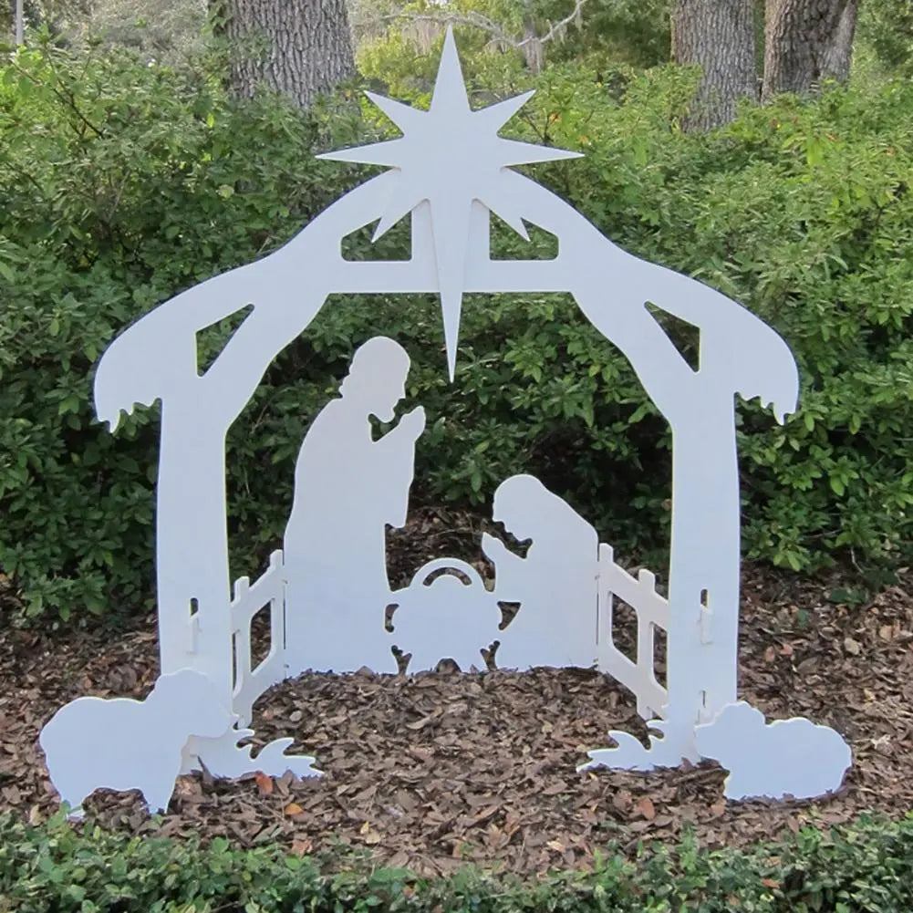 MajesticNativity | Weatherproof Garden Elegance for the Holiday Season