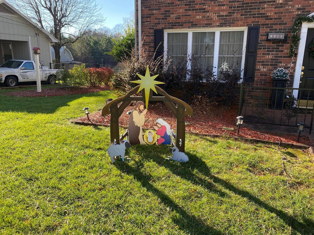 MajesticNativity | Weatherproof Garden Elegance for the Holiday Season