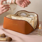 Travel Toiletry Bag with Zipper Closure