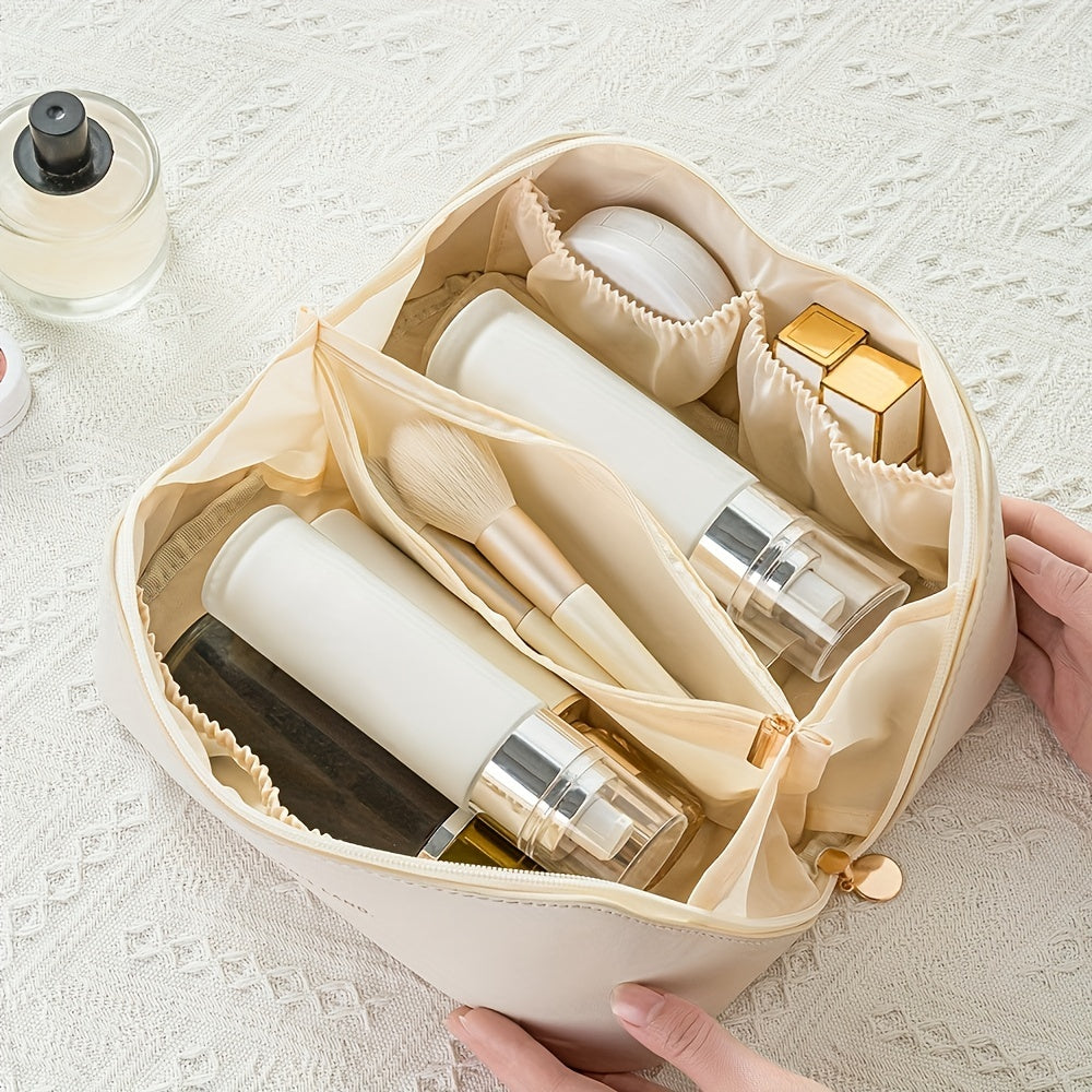 Travel Toiletry Bag with Zipper Closure