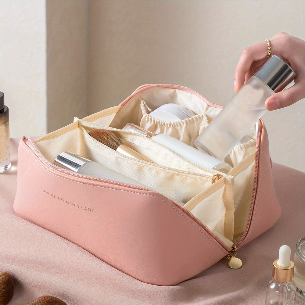 Travel Toiletry Bag with Zipper Closure