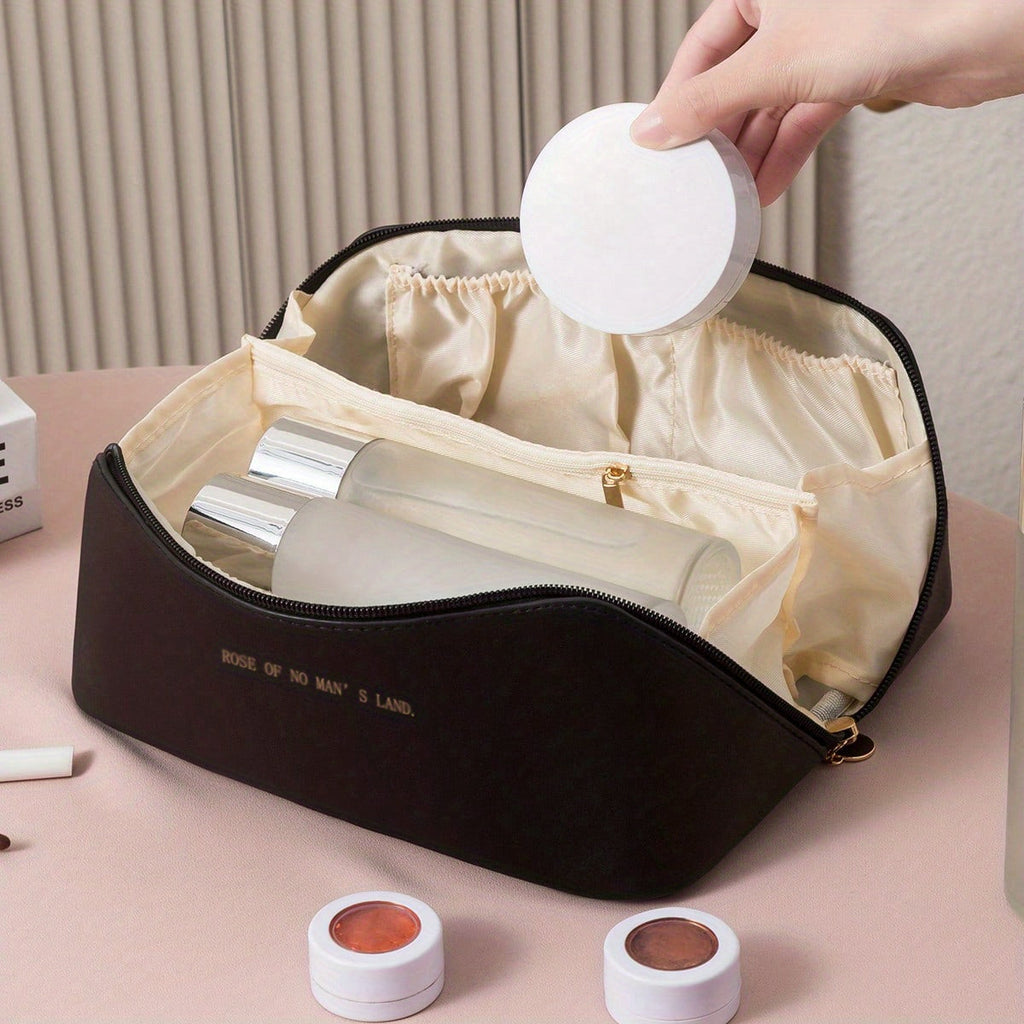 Travel Toiletry Bag with Zipper Closure