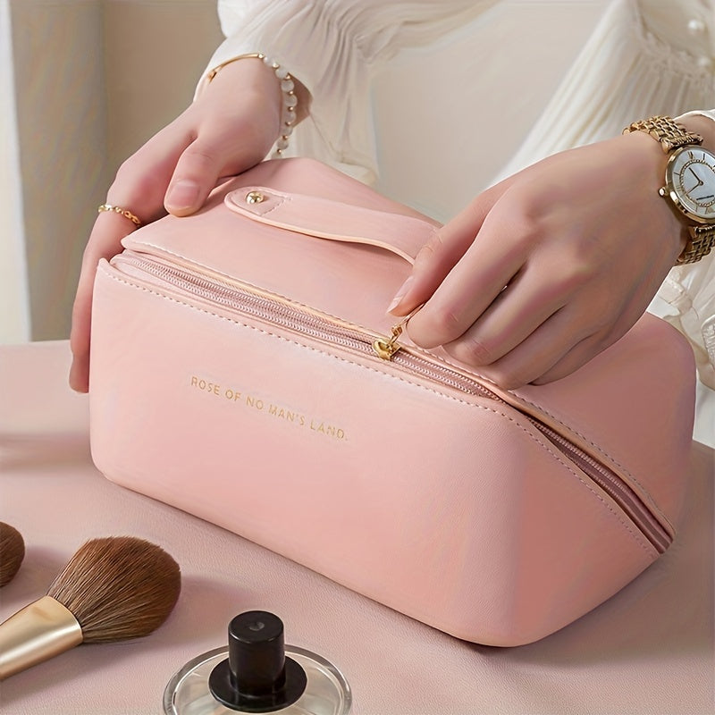 Travel Toiletry Bag with Zipper Closure