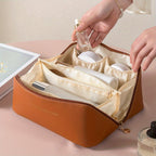 Travel Toiletry Bag with Zipper Closure