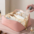 Travel Toiletry Bag with Zipper Closure