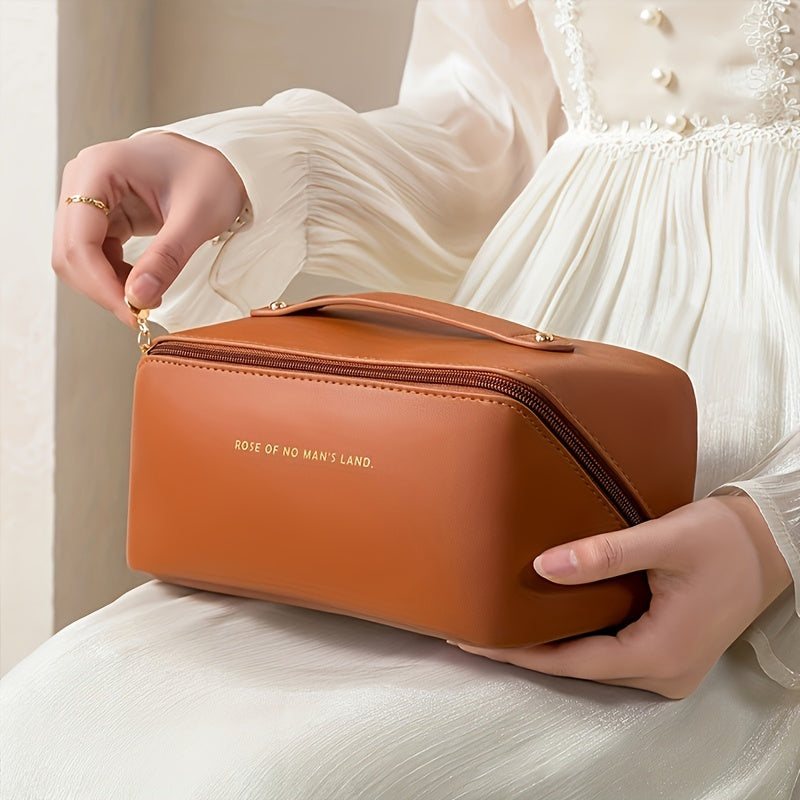 Travel Toiletry Bag with Zipper Closure