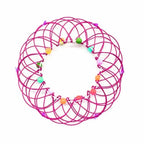 Mandala Decompression Flower Basket & Steel Ring Sensory Toys