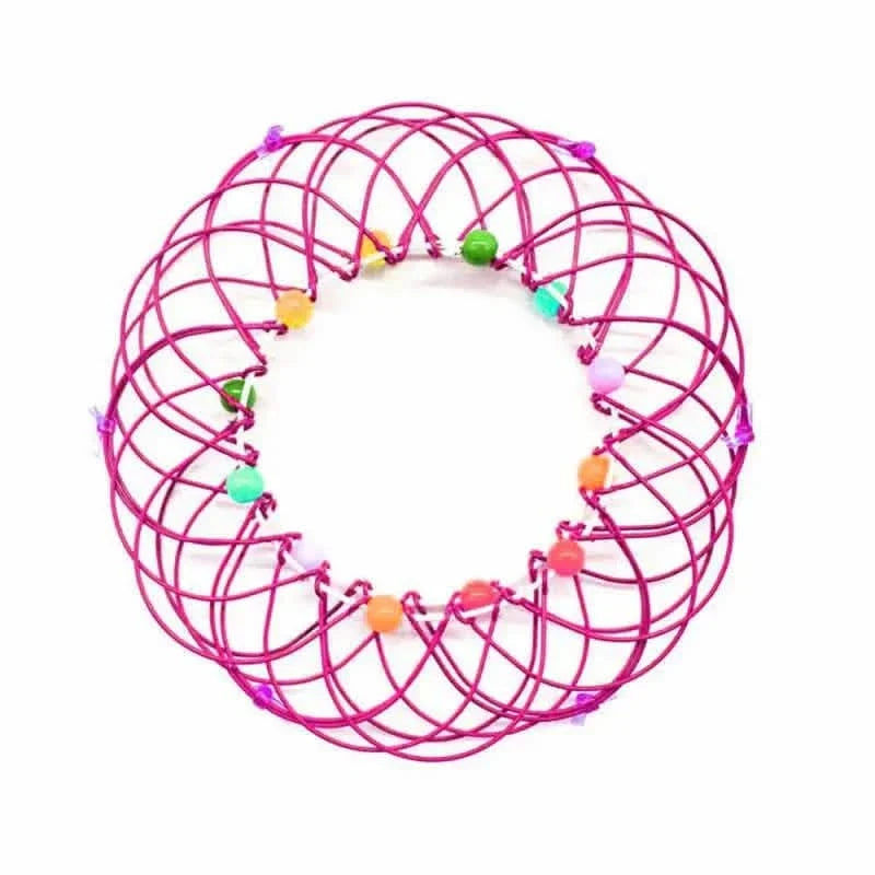 Mandala Decompression Flower Basket & Steel Ring Sensory Toys